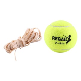 VGEBY Tennis Trainer Training Tennis Ball With High Elasticity Rubber Rope Great for Indoor and Outdoor Swingball Replacement Ball & Tether Swingball Replacement Swingball Replacement Ball On String