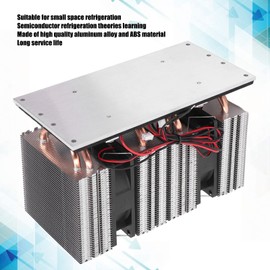 Portable Cooling Module 12V 240W, Semiconductor Refrigeration Cooling System Thermoelectric Cooler Peltier System DIY Radiator Air Cooling Device, Industrial Refrigeration Equipment