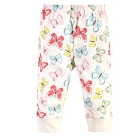 Touched by Nature Unisex Baby Organic Cotton Pants, Butterflies, 5 Toddler