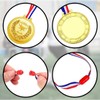 VIVIIHOO Children's Birthday Medals - Set of 6 Plastic Gold