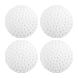uxcell 4Pcs Door Stopper Wall Protector, 50mm/2" White Self Adhesive Bumpers PVC Doorknob Buffer Guard for Home Office Door Stop