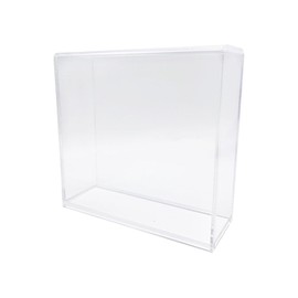 Display Geek, 1 x Acrylic Case Only Compatible with CD Double Disc Standard Jewel Cases, 4mm Thick, UV Resistant & Magnetic Slide Bottom - Nothing Else fits