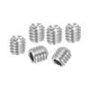 PATIKIL 100 Pcs Hex Socket Grub Screw, M4x4mm Flat Point
