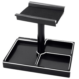 MORLORDY RC Car Work Stand Repair Workstation Tool Kit with RC Screw Tray for 1/18 TRX4M 1/24 Scale SCX24 RC Cars Trucks (A)