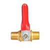 Brass Ball Valve Shut Off Switch, Tubing Fitting Straight Coupling