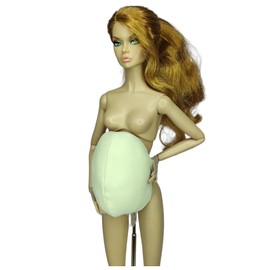 Soft Pregnant Belly Bumps for Poppy Parker size. Maternity Belly fits My Scene, Fashion Royalty. 1/6 scale 11.5"- 12.5" dolls. Dolls are not included.