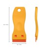 EHDIS 1.5-inch Plastic Razor Scraper with 10pcs Double Edged Plastic