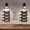 Blue River Goods Wine Rack Wall Mounted | Wooden Wall