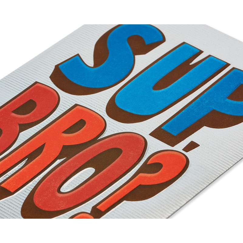 American Greetings Funny Birthday Card for Brother (Sup Bro)