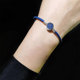 NORLSO Zodiac Signs Spirit Bracelet for Women Zodiac Guardian Bracelet 12 Constellation Bracelet 12 Color Leather Bracelets for Women Birthday Jewelry Gifts (Aquarius)