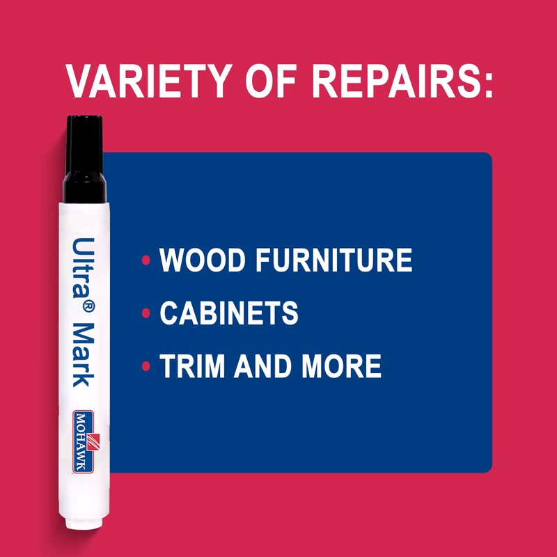 Mohawk Ultra Mark Wood Stain Touch Up Marker, Extra Dark