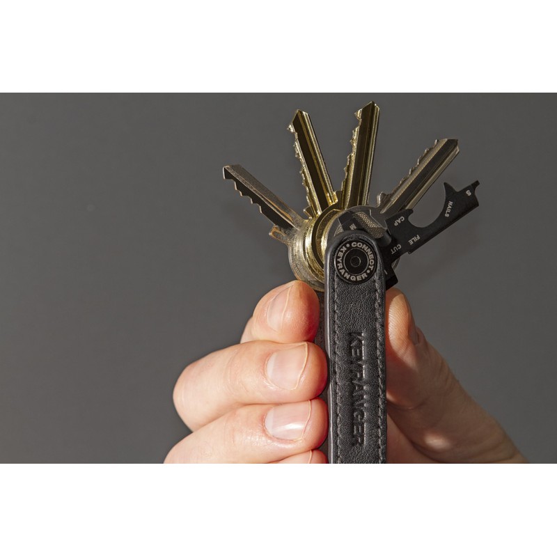 True Utility Keyranger - Mulitool and Leather Keyring - 7