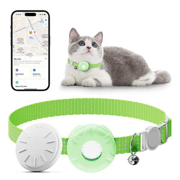 GPS Cat Tracker, Pet Tracker for Cats with Breakaway Cat