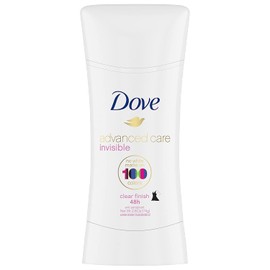 Dove Invisible Advanced Care Deodorant Solid Sticks Clear Finish 2.6 oz (Pack of 2)