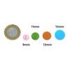 (Pack of 100) Christmas Mix 11mm Buttons - 2 Hole