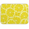 Yellow Lemon Dish Drying Mat for Kitchen Countertops Sinks Drying