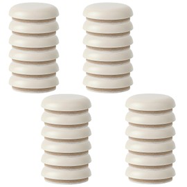 24Pcs Self-Stick Furniture Sliders Carpet Sliders Furniture Moving Pads for Carpet & Hardwood Floors 1-1/4" Easy to Gliding Move Furnitures Easily.
