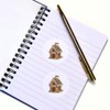 24 x 40mm Round 'Gingerbread House' Stickers (SK00045374)