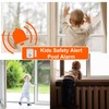 3 Pack Keypad Door Alarm with Delay When Left Open