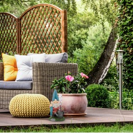 Relaxdays Gnome Rain Gauge Weather-Resistant Analogue Rain Indicator H x W x D: 21.5 x 10.5 x 11 cm Garden Decoration Colourful