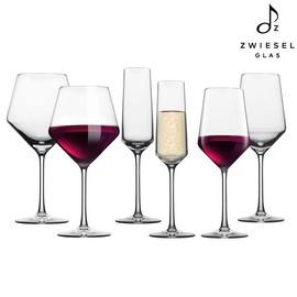 Zwiselglass Pure Starter Set 6p (2p wine, 2p champagne, 2p burgundy) / 즈비젤글라스 퓨어 스타터 세트6p(와인2p,샴페인2p,버건디2p)
