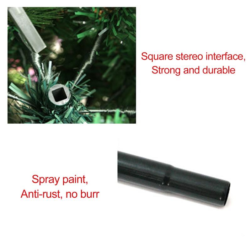 Christmas Black Tree Rust Proof Exquisite Decorative Props for Home
