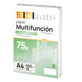 A4 Paper 75g Printer Paper A4 Pack for School, Work or Home Use, A4 Sheets for Copier and Multipurpose, A4 Paper Extra White - SIDI (100 h, 75 g)