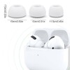 6 pieces earplugs for AirPods Pro attachments, replacement earphone straps