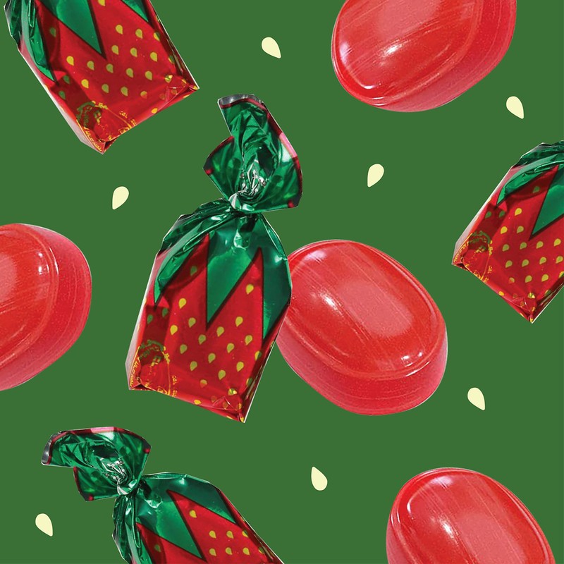 Arcor Strawberry Bon Bons - 2 Pound Bulk Pack -