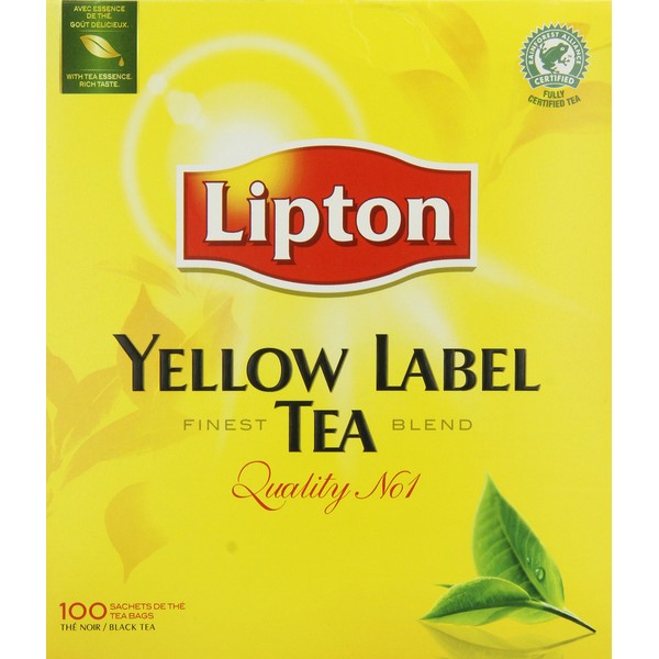 Lipton Yellow Label 100 Tea Bags (Pack of 3, Total 300 Tea Bags)