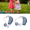 2PCS Sound Hearing Device Rechargeable Sound Enhancer Aids with Noise