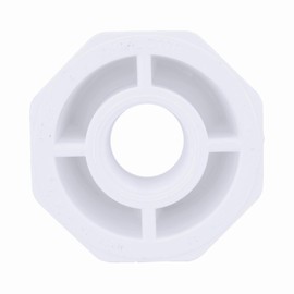 Charlotte Pipe 2" X 3/4" Reducer Bushing Pipe Fitting - (Spigot x Female Pipe Thread) Schedule 40 PVC Durable, Easy to Install, and High Tensile for Home or Industrial Use (Single Unit)