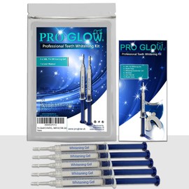 Pro Glow® 5X Refill Gel Syringes Teeth Whitening Gel Dental Refill Kit (15ML Gel)