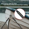 Bungee Boat Mooring Lines, 2FT, 1800LB Breaking Strength, 2 Carabiner