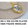 Fashion Jewelry BIG GOLD ST MICHAEL ANGEL PROTECT FAITH Pendant