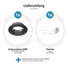 ledscom.de 5 Pieces Ceiling recessed Frame Fere recessed Frame Black