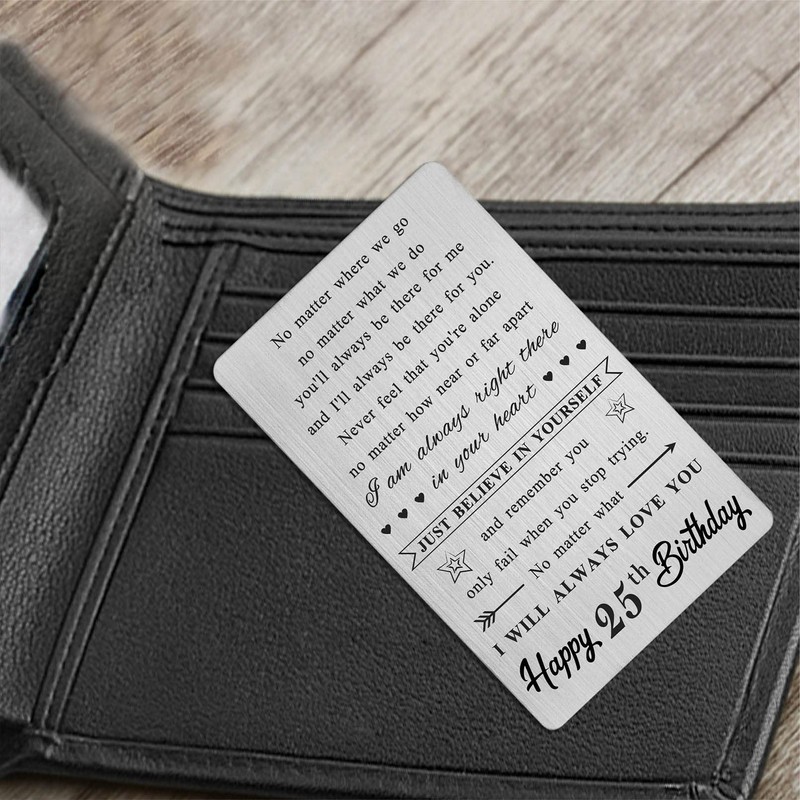 25th Birthday Card for Women - I Will Always Love