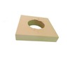 Miller Shingle Clear Cedar Light Block, Primed - 7.5 inch
