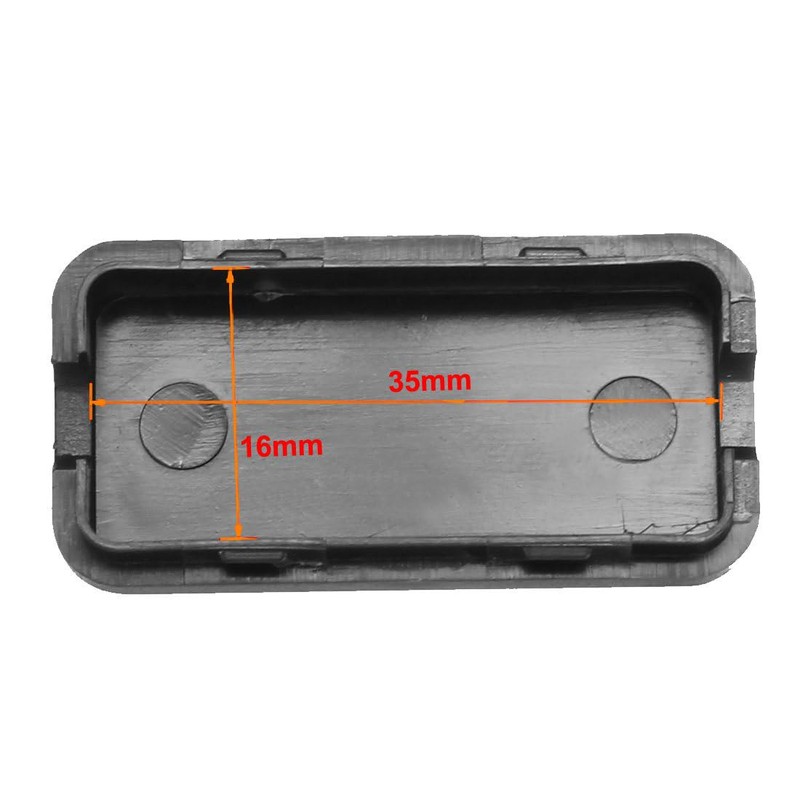 TOP-VIGOR 40x20x11mm Mini Dustproof Electrical Junction Box, ABS Plastic Project