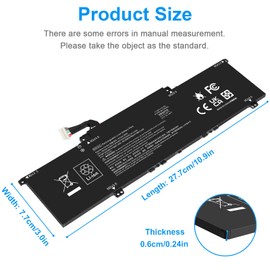 BN03XL L77034-005 Battery for 2020 HP Envy X360 15-ED 15M-ED 15M-EE 15M-ES 15-ES 13-BA 13-AY 13-ay0xx 15m-ee0xxx 15m-ed1xxx HSTNN-DB9N HSTNN-OB1O L73965-271 L76965-271 L76985-271 L76965-2C1 L76965-AC1