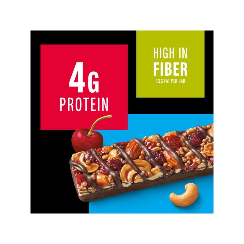 KIND Nut Bars, Dark Chocolate Cherry Cashew, Healthy Snacks, Gluten