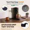 Drip Tray Replacement Compatible with Nespresso Vertuo Plus, Black