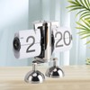 Retro Digital Flip Down Clock Flip Desk Clock Mechanical Battery