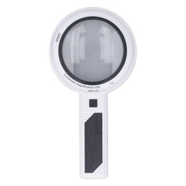 Magnifying Glass,Magnifying Glass with Light for Reading,LED Handheld Magnifying Glass 3X 5X 10X 3 Lighting Colors Rechargeable Hand Reading Magnifier
