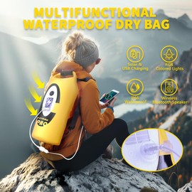 LexonElec x Ztarx Waterproof Dry Bag, yellow