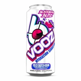 VPX - Bang VOOZ Hydration Drink - Keto & Electrolytes -Blackberry Blitz, 12 Cans