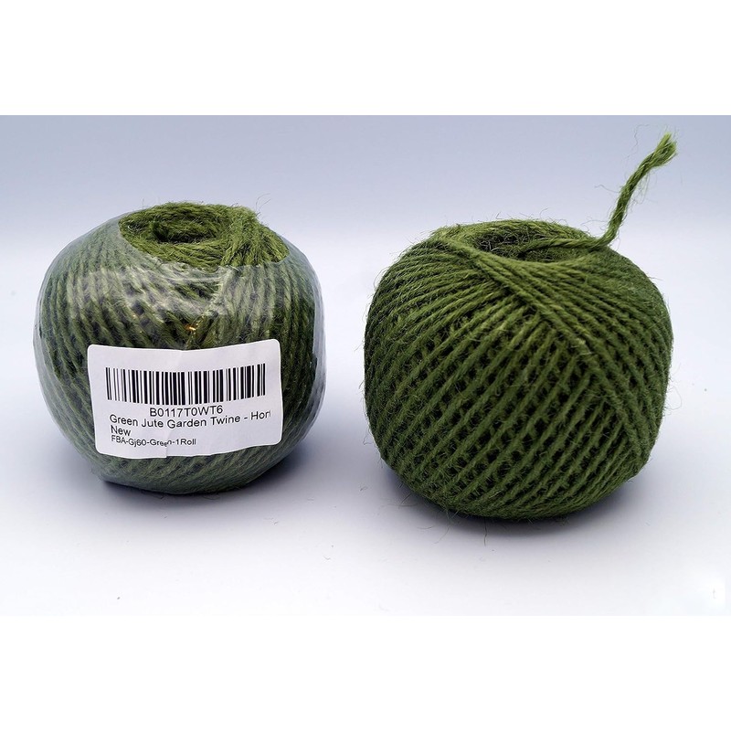 Jute Garden Twine - Horticultural Twine String Line (1 Roll,