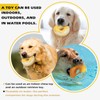 YINCORD Cute Donut Dog Toy for Aggressive Chewers Indestructible Squeaky