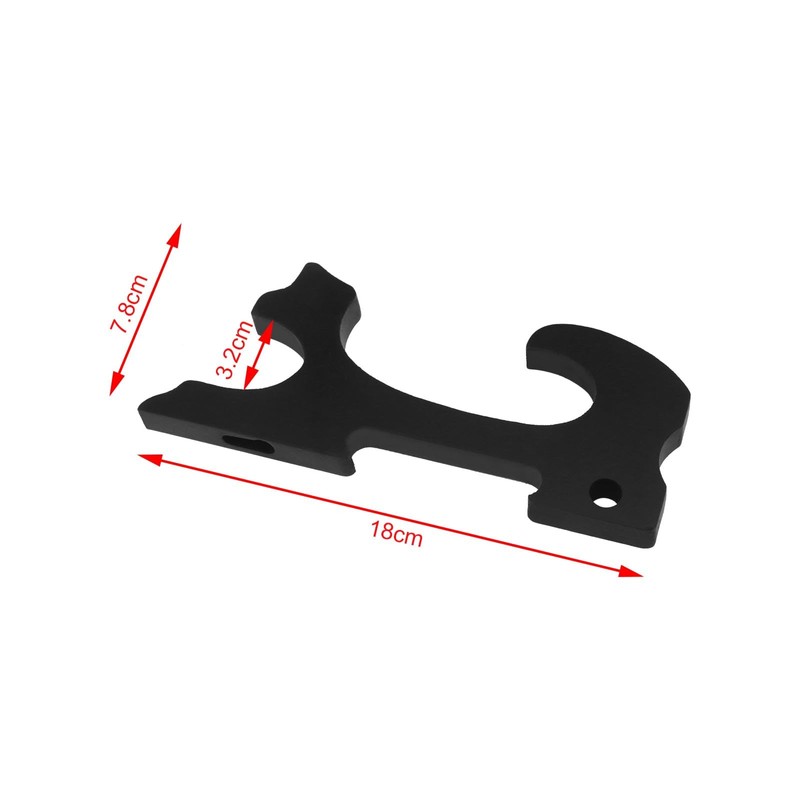VGOL 2PCS 18x7.8cm 2 Layer Wall Mounted Sword Rack Wall