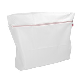 ダイヤ (Daiya) 洗濯ネット 大 立体型 糸クズ防止 出し入れ簡単 ロングファスナー ファスナーカバー 全自動洗濯機 洗濯 ワイシャツ Tシャツ 横47cm×縦35cm×マチ14cm 057307